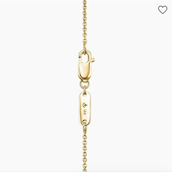 Brilliant Earth Libra Zodiac Diamond Medallion Necklace in 14K Yellow Gold - Picture 7 of 10